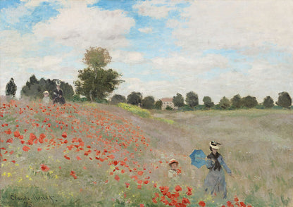 Bluebird Puzzle - Claude Monet - Poppy Field, 1873 - 1000 Piece Jigsaw Puzzle