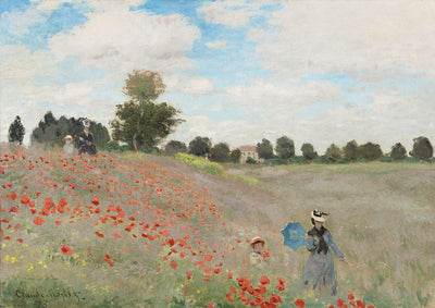 Poppy Field, 1873 by Claude Monet – 1000 Piece Jigsaw Puzzle (Bluebird Puzzle)