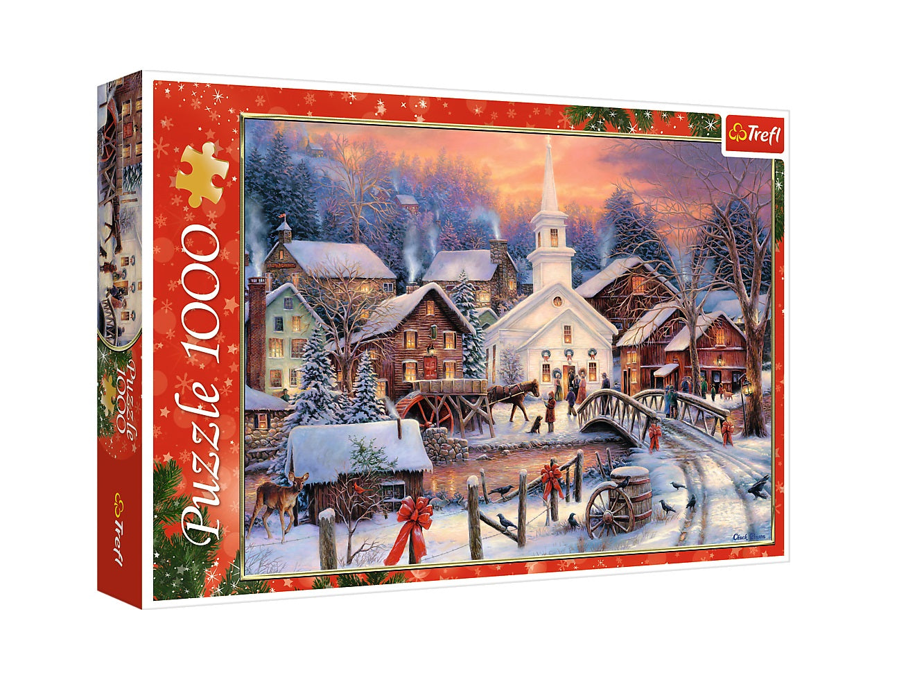 Trefl White Christmas 1000 piece jigsaw puzzle
