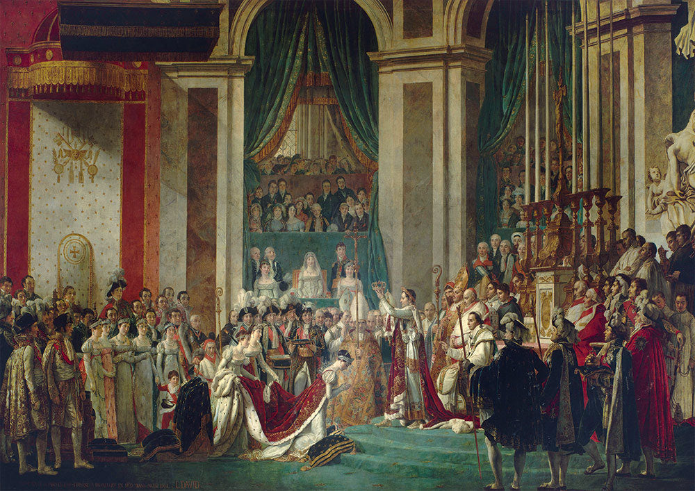 The Coronation of the Emperor and Empress, 1805-1807 by Jacques-Louis David – 1000 Piece Jigsaw Puzzle (Bluebird Puzzle)