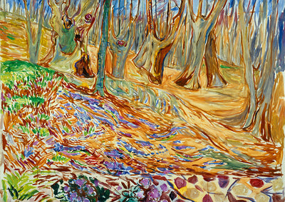 Elm Forrest in Spring, 1923 by Edvard Munch – 1000 Piece Jigsaw Puzzle (Bluebird)