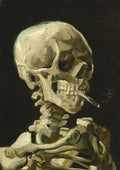 Head of a Skeleton with a Burning Cigarette, 1886 by Vincent Van Gogh – 1000 Piece Jigsaw Puzzle (Bluebird Puzzle)
