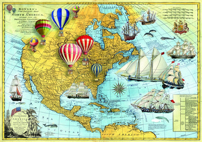 North America – 1500 Piece Jigsaw Puzzle (Bluebird Puzzle)