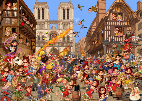 La Cour des Miracles! – 2000 Piece Jigsaw Puzzle (Bluebird Puzzle)