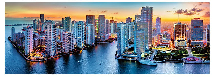 Trefl - Miami by Night - 1000 piece jigsaw puzzle