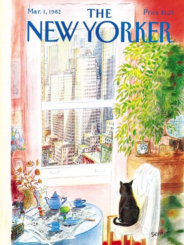 New York Puzzle Company - New Yorker Cat's Eye View - 1000 Piece Jigsaw Puzzle