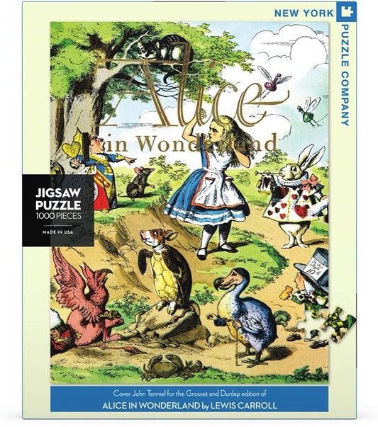New York Puzzle Company - Alice in Wonderland - 1000 Piece Jigsaw Puzzle