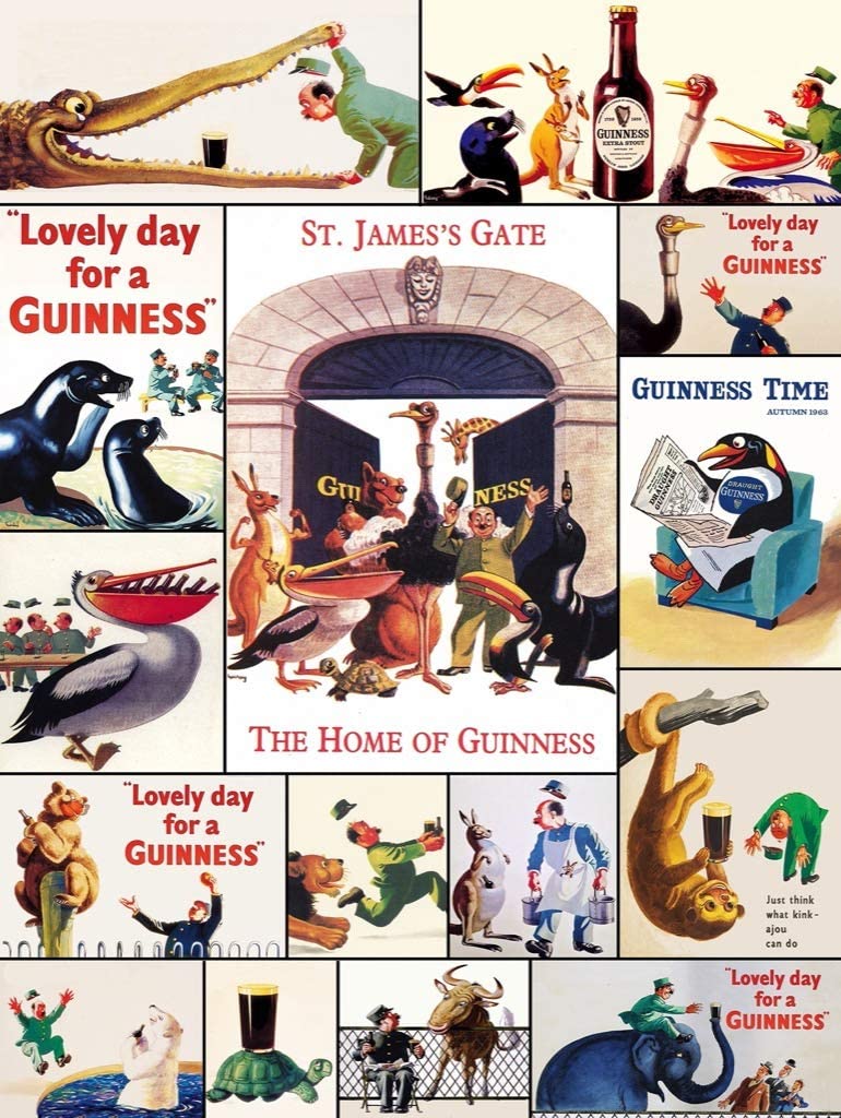 Who's Got The Guinness? – 1000 Piece Jigsaw Puzzle (New York Puzzle Company)