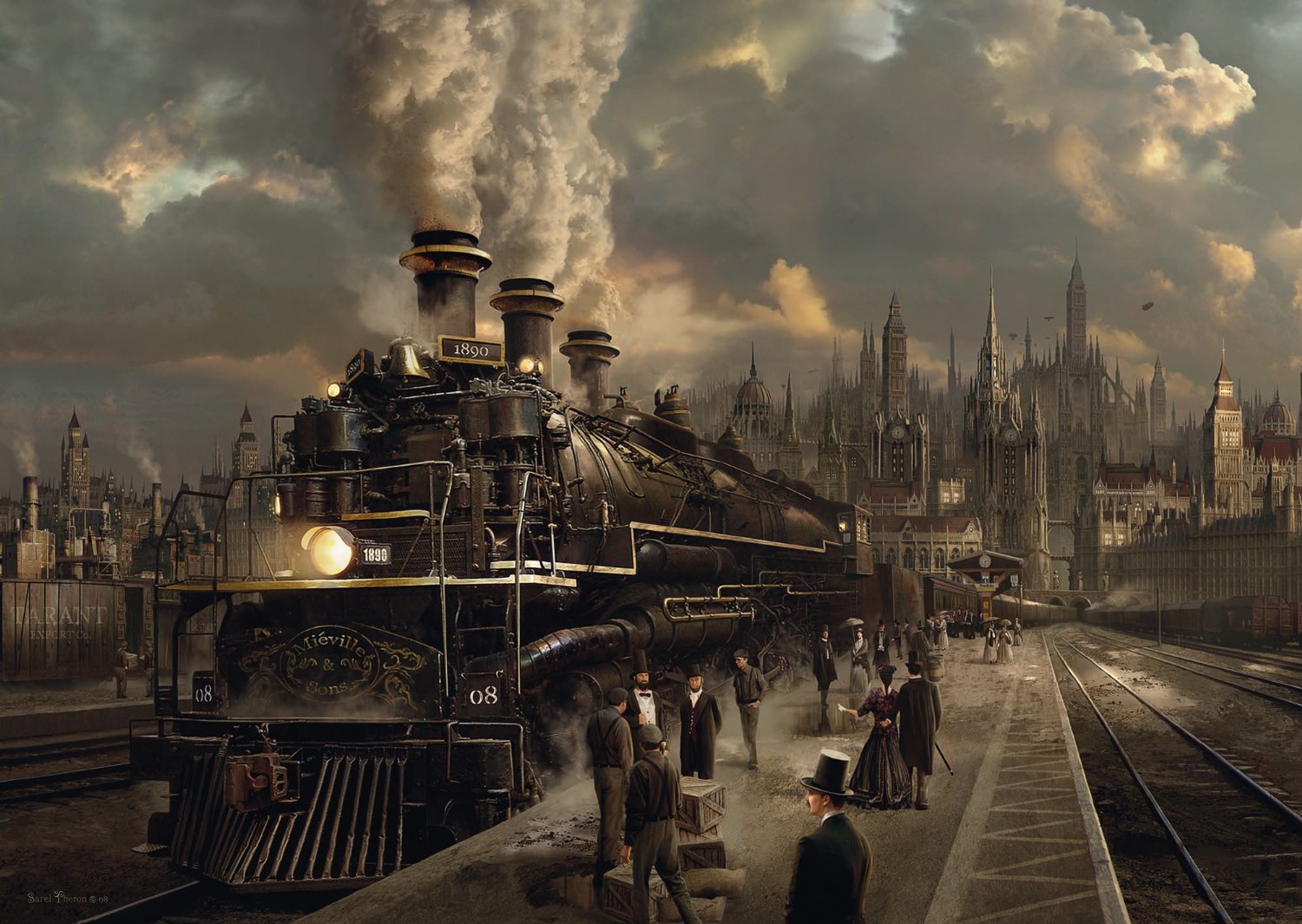 Locomotive – 1000 Piece Jigsaw Puzzle (Schmidt)