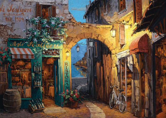 Schmidt - Sam Park, Lanes on Lake Como - 1000 Piece Jigsaw Puzzle