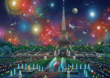 Schmidt - Alexander Chen, Fireworks at the Eiffel Tower - 1000 Piece Jigsaw Puzzle
