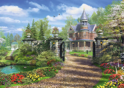 Idyllic Country Estate by Dominic Davison – 1000 Piece Jigsaw Puzzle (Schmidt)