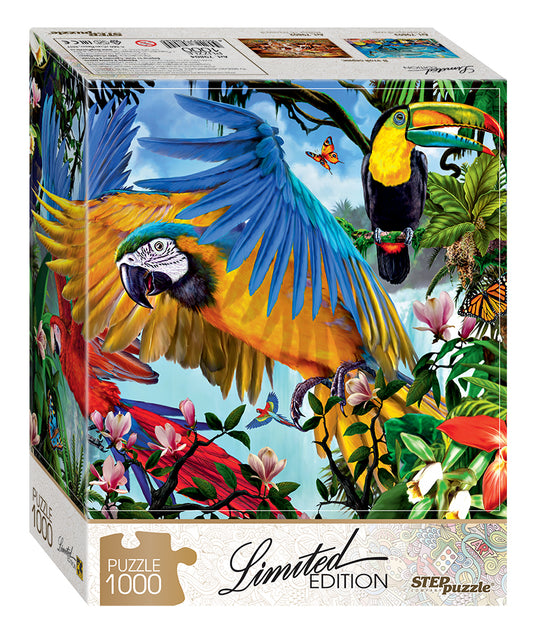 Step Puzzle Parrots 1000 piece jigsaw puzzle