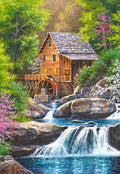 Spring Mill – 1000 Piece Jigsaw Puzzle (Castorland)