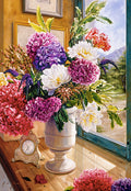 Still Life with Hydrangeas – 1000 Piece Jigsaw Puzzle (Castorland)