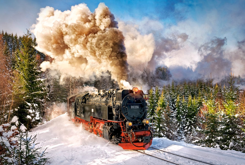 Steam Train – 1000 Piece Jigsaw Puzzle (Castorland)