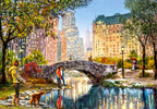 Evening Walk Through Central Park – 1000 Piece Jigsaw Puzzle (Castorland)