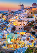 Santorini Lights – 1000 Piece Jigsaw Puzzle (Castorland)