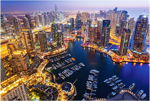 Dubai at Night – 1000 Piece Jigsaw Puzzle (Castorland)