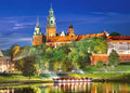 Poland, Krakow: Wawel Castle at Night – 1000 Piece Jigsaw Puzzle (Castorland)