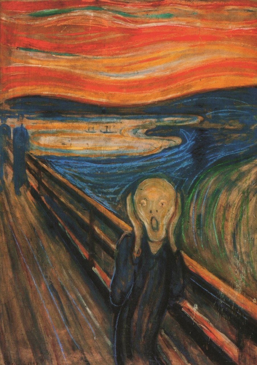 The Scream, 1893 by Edvard Munch – 1000 Piece Jigsaw Puzzle (Art Puzzle)