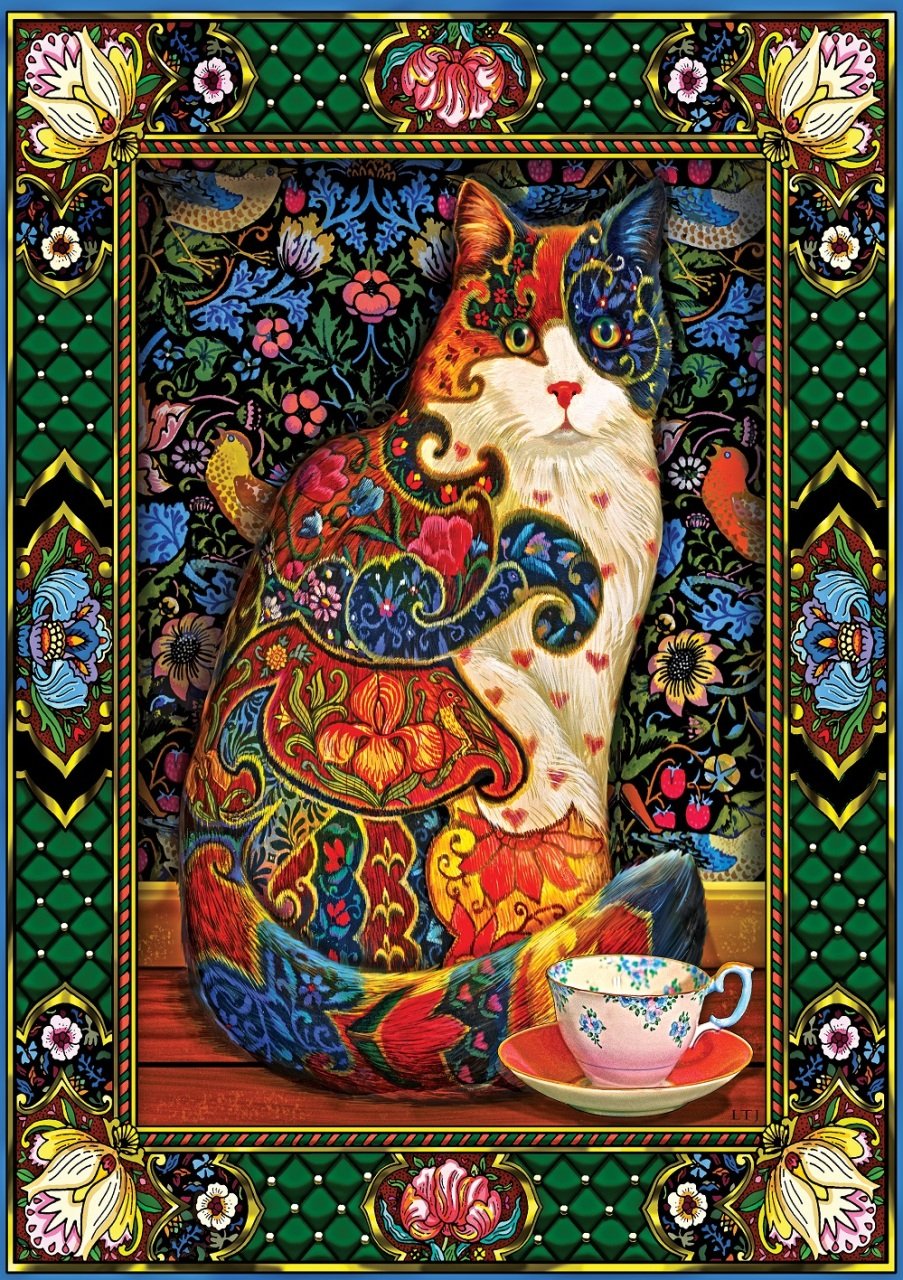 The Royal Cat – 1000 Piece Jigsaw Puzzle (Art Puzzle)