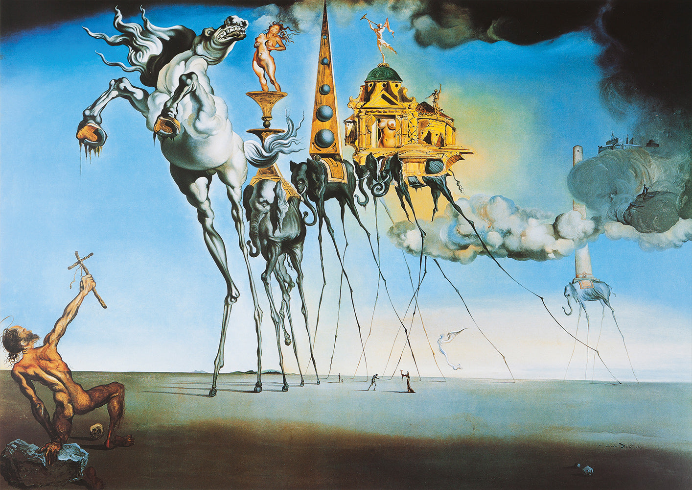 The Temptation of St. Anthony, 1946 by Salvador Dalí – 1000 Piece Jigsaw Puzzle (Bluebird Puzzle)