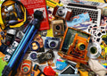 Retro Camera Tabletop – 1000 Piece Jigsaw Puzzle (Bluebird)