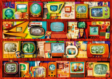 Artwork: Golden Age of Television – 1000 Piece Jigsaw Puzzle (Bluebird Puzzle)