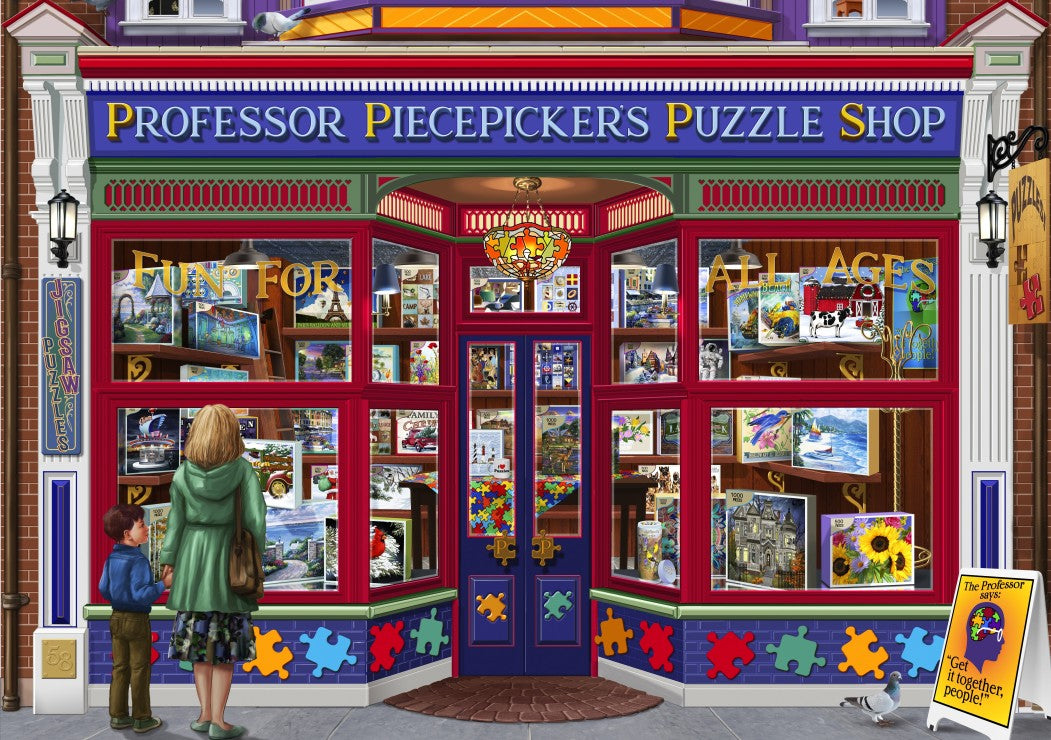 Professor Puzzles – 1000 Piece Jigsaw Puzzle (Bluebird Puzzle)