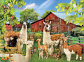 Six Llamas by Lori Schory – 1000 Piece Jigsaw Puzzle (Sunsout)