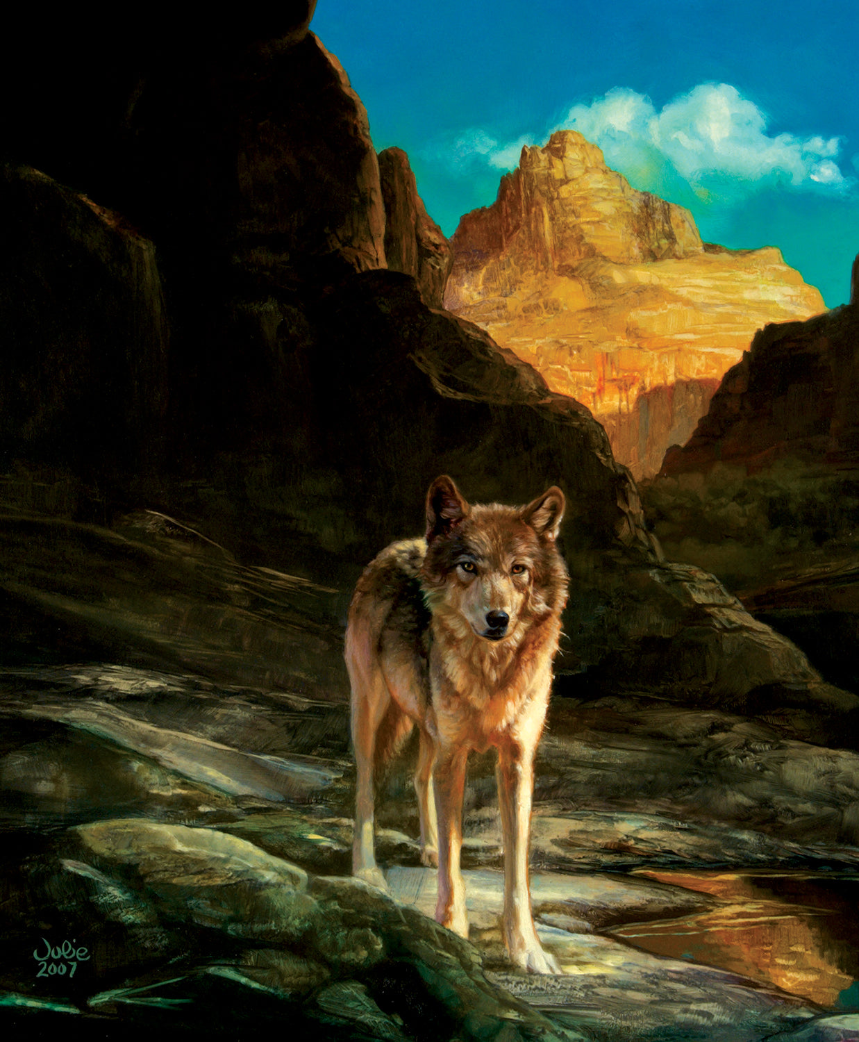 Lone Wolf – 1000 Piece Jigsaw Puzzle (Sunsout)