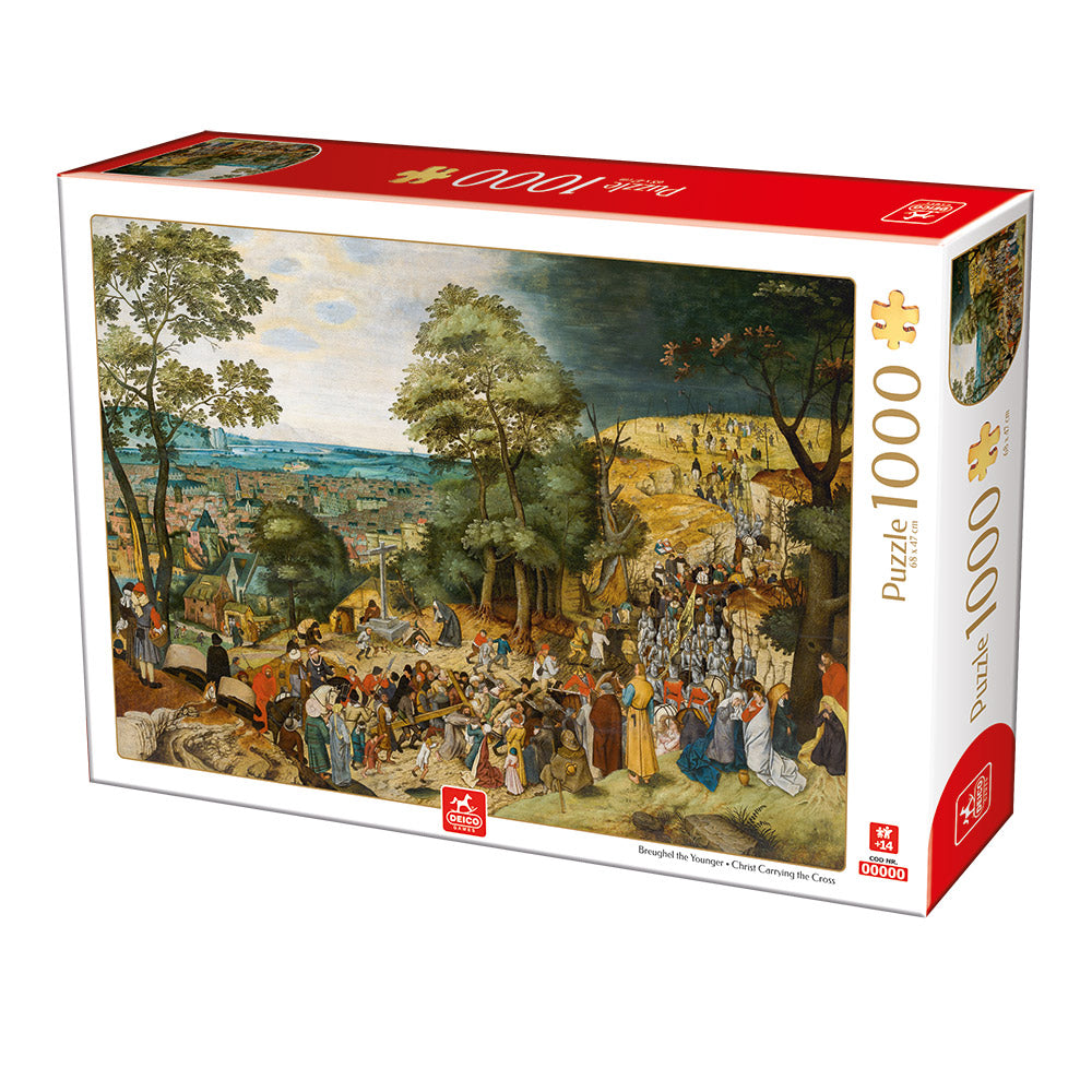 Christ Carrying the Cross by Breughel the Younger – 1000 Piece Jigsaw Puzzle (Deico)