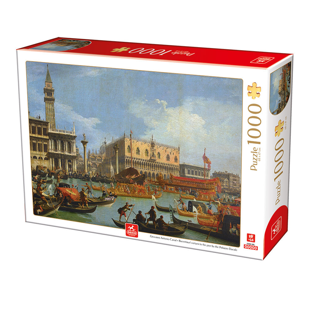 Venice by Canaletto – 1000 Piece Jigsaw Puzzle (Deico)