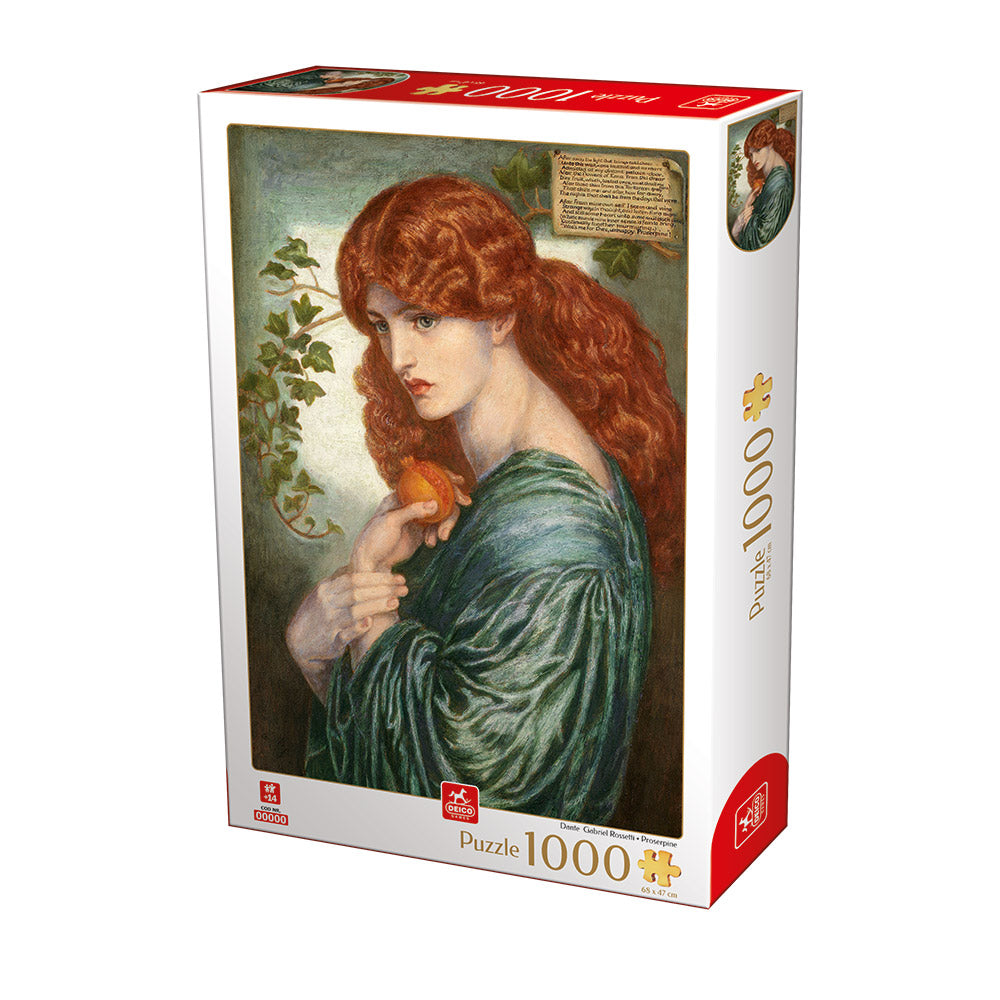 Proserpine by Dante Gabriel Rossetti – 1000 Piece Jigsaw Puzzle (Deico)