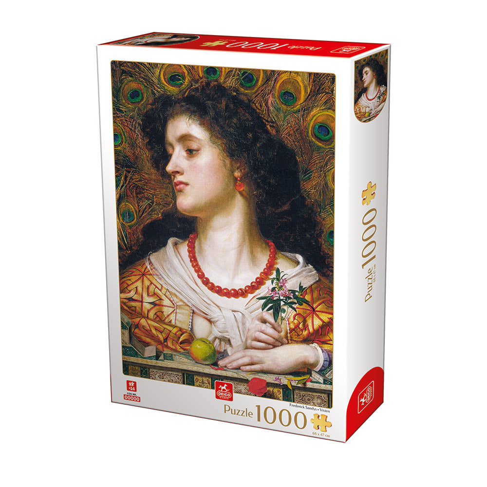 Vivien by Frederick Sandys – 1000 Piece Jigsaw Puzzle (Deico)