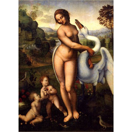 Dtoys - Renaissance - Leonardo da Vinci : Leda and the Swan - 1000 Piece Jigsaw Puzzle