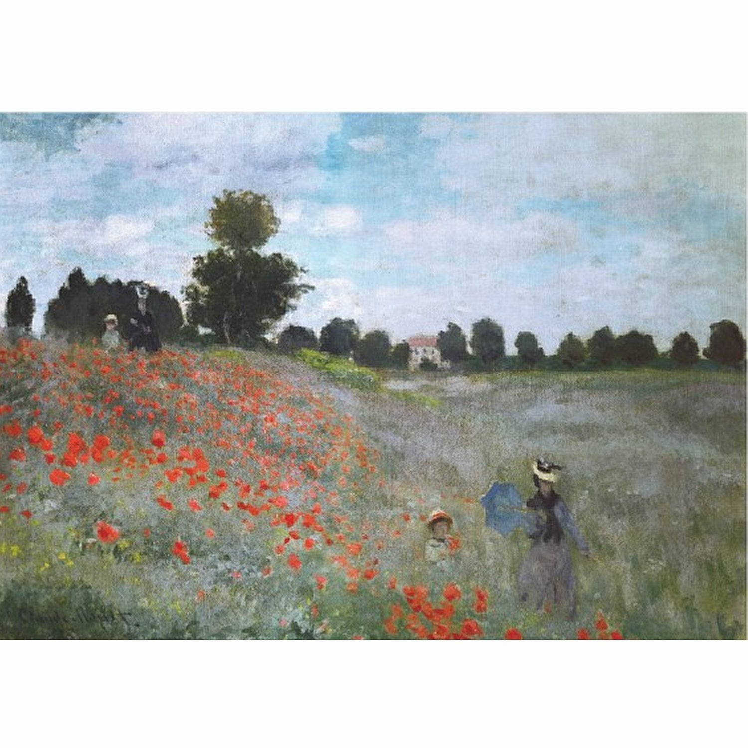 Poppies by Monet – 1000 Piece Jigsaw Puzzle (Dtoys)