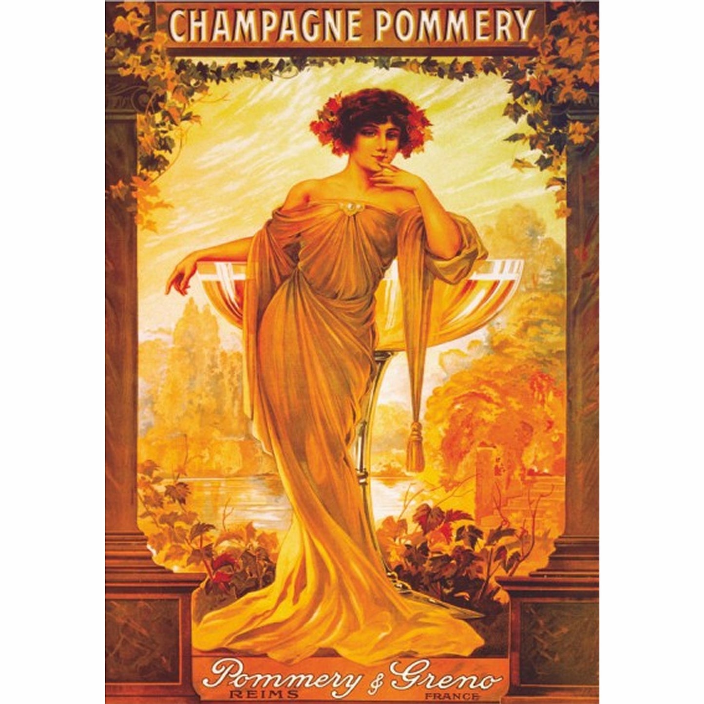 Dtoys - Jigsaw Puzzle - Vintage Posters : Champagne Pommery - 1000 Piece Jigsaw Puzzle