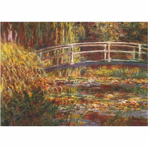 Japanese Foot-Bridge by Monet – 1000 Piece Jigsaw Puzzle (Dtoys)