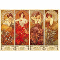 Precious Stones by Alphonse Mucha – 1000 Piece Jigsaw Puzzle (Dtoys)