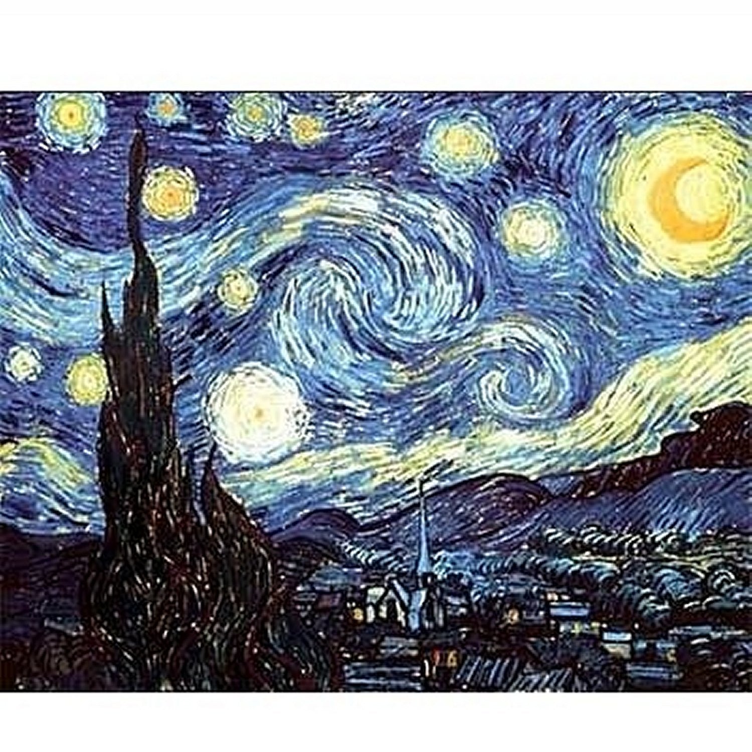 Starry Night by Van Gogh – 1000 Piece Jigsaw Puzzle (Dtoys)