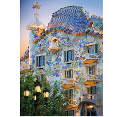 Discovering Europe: Casa Batllo, Barcelona, Spain – 1000 Piece Jigsaw Puzzle (Dtoys)