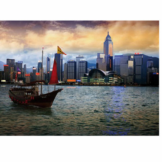 Dtoys - Nocurnal Landscapes : Hong Kong Island - 1000 Piece Jigsaw Puzzle