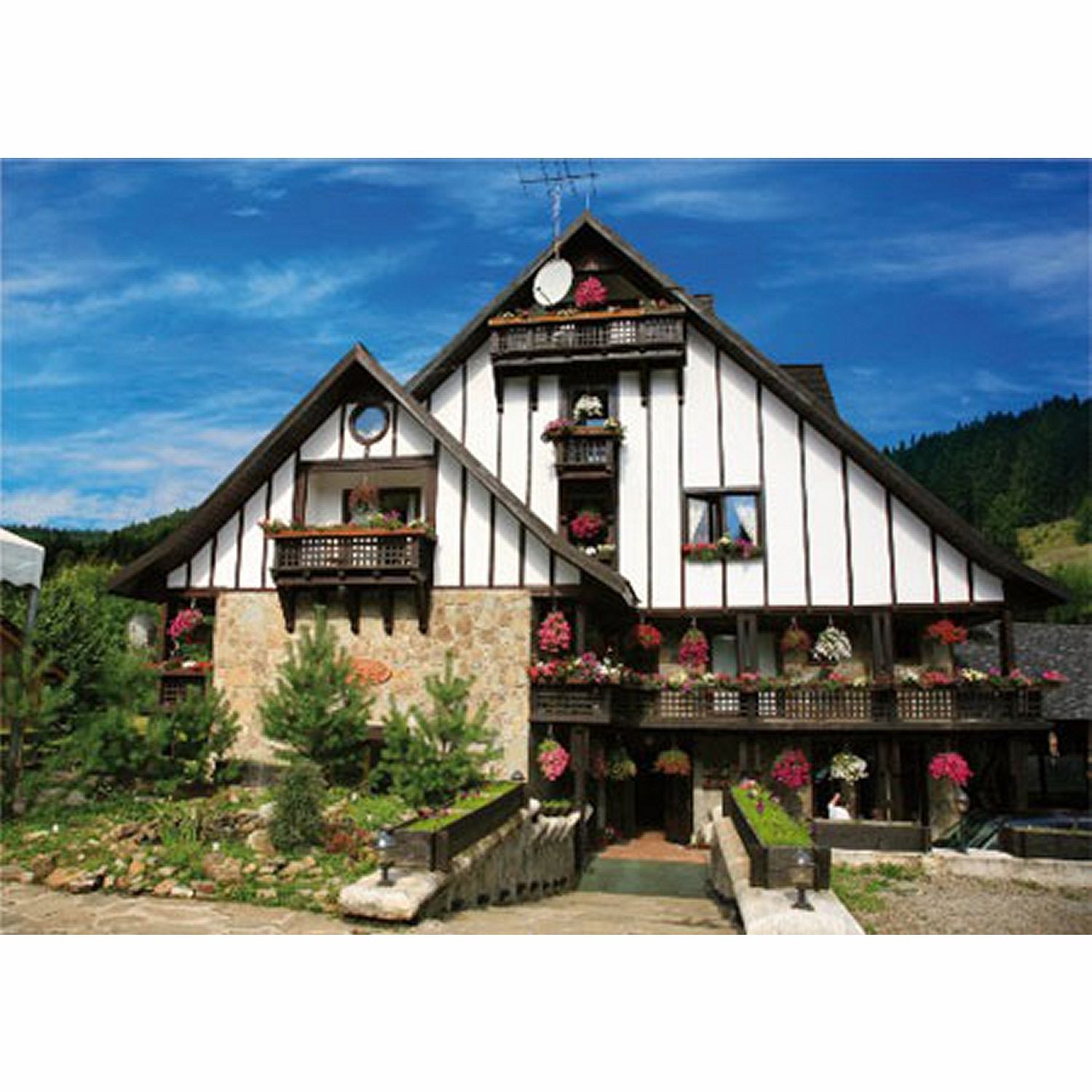 Romania: Plai de dor Hotel, Bucovine – 1000 Piece Jigsaw Puzzle (Dtoys)
