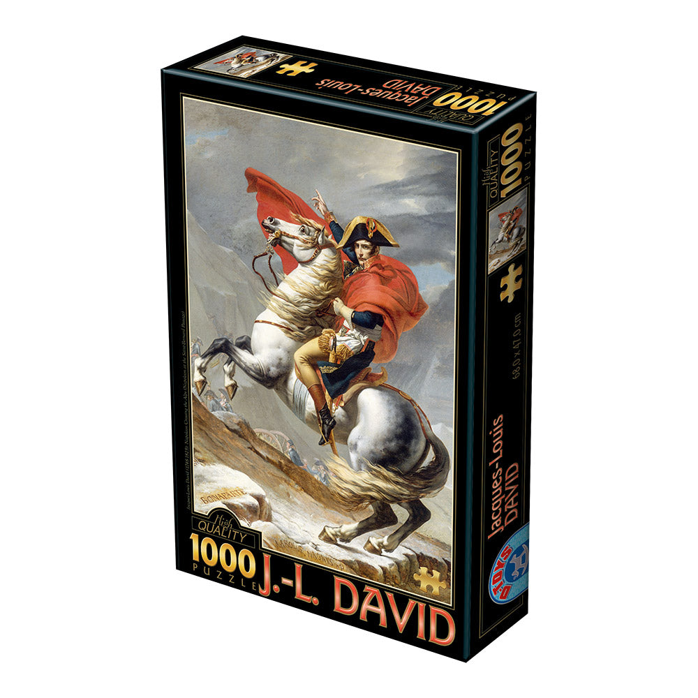 Bonaparte Crossing the Alps by David Jacques-Louis – 1000 Piece Jigsaw Puzzle (Dtoys)