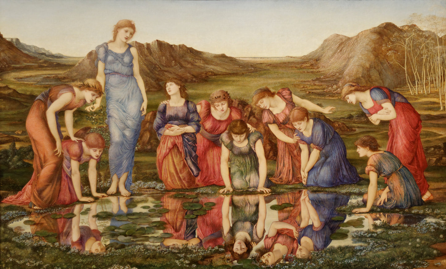 Dtoys - Edward Burne-Jones: The Mirror of Venus, 1875 - 1000 Piece Jigsaw Puzzle