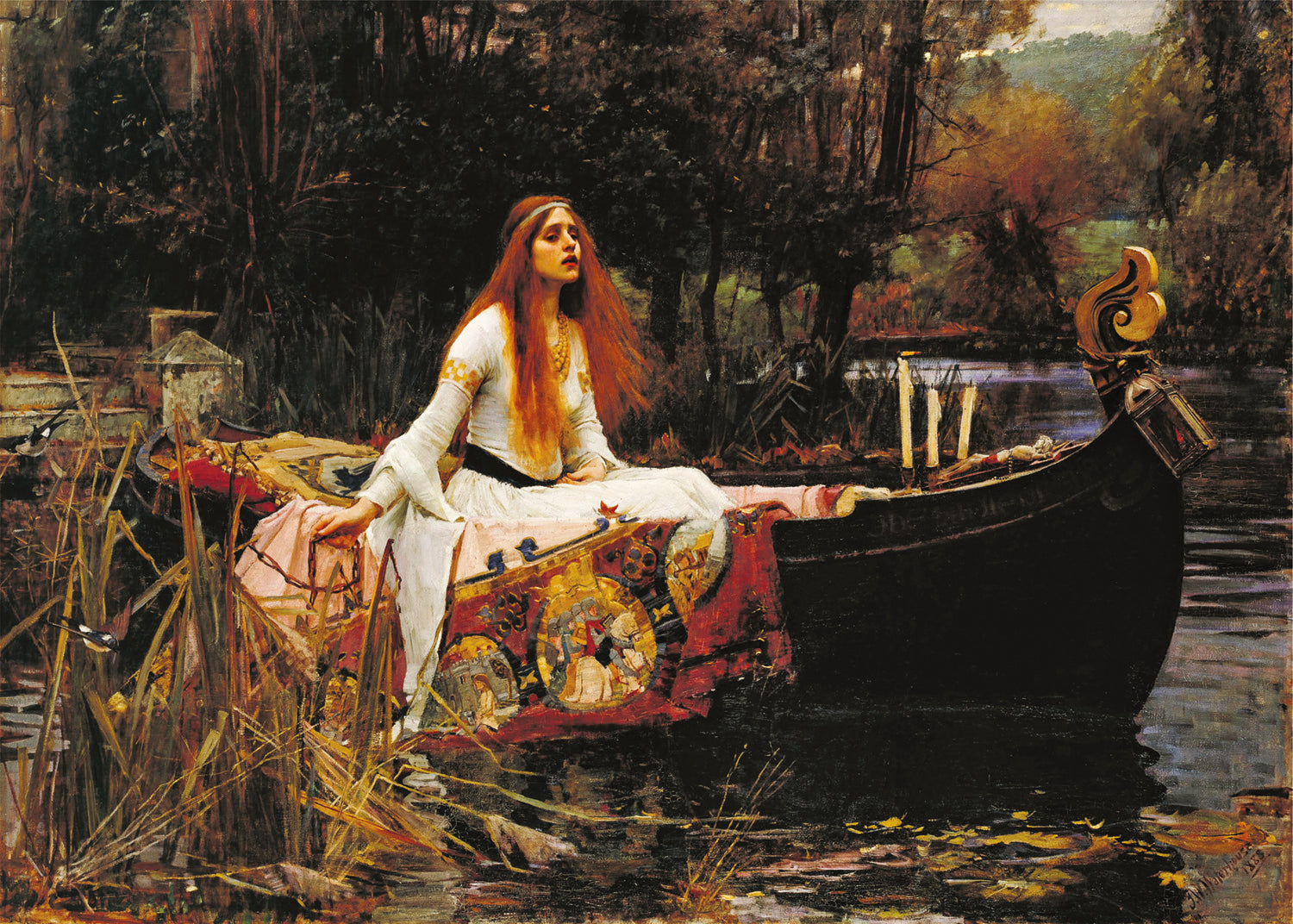 The Lady of Shalott by John William Waterhouse – 1000 Piece Jigsaw Puzzle (Dtoys)