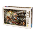 Pinnochio by Biro Donat – 1000 Piece Jigsaw Puzzle (Dtoys)