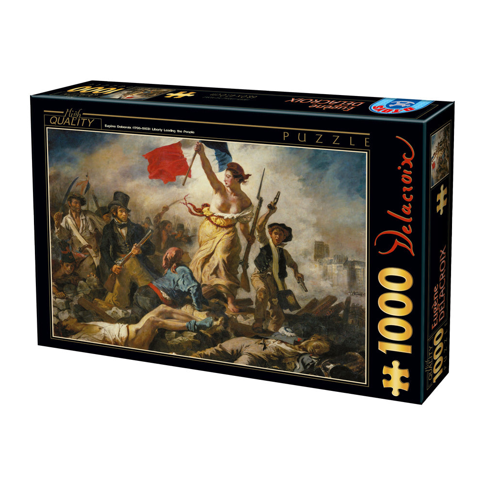 Liberty Leading the People by Eugène Delacroix – 1000 Piece Jigsaw Puzzle (Dtoys)